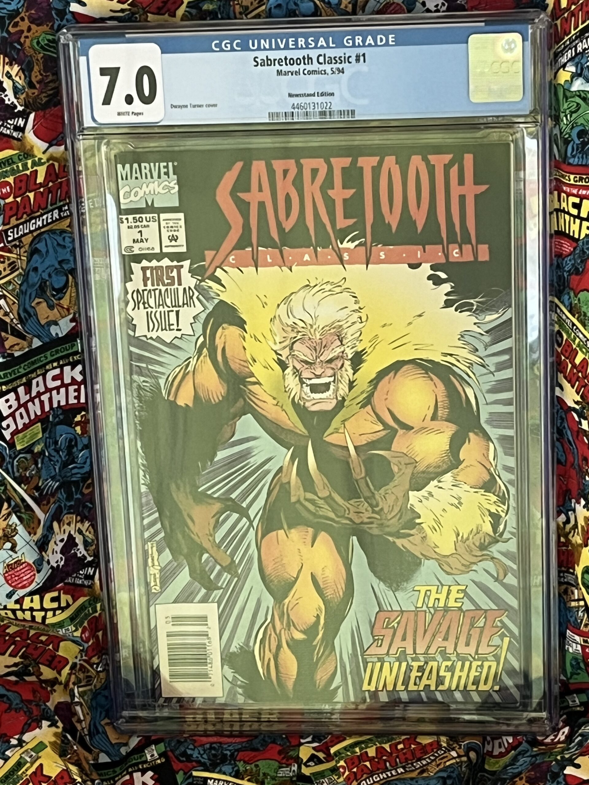 7.0 CGC Blue: Sabretooth Classic #1 Dwayne Turner Cover