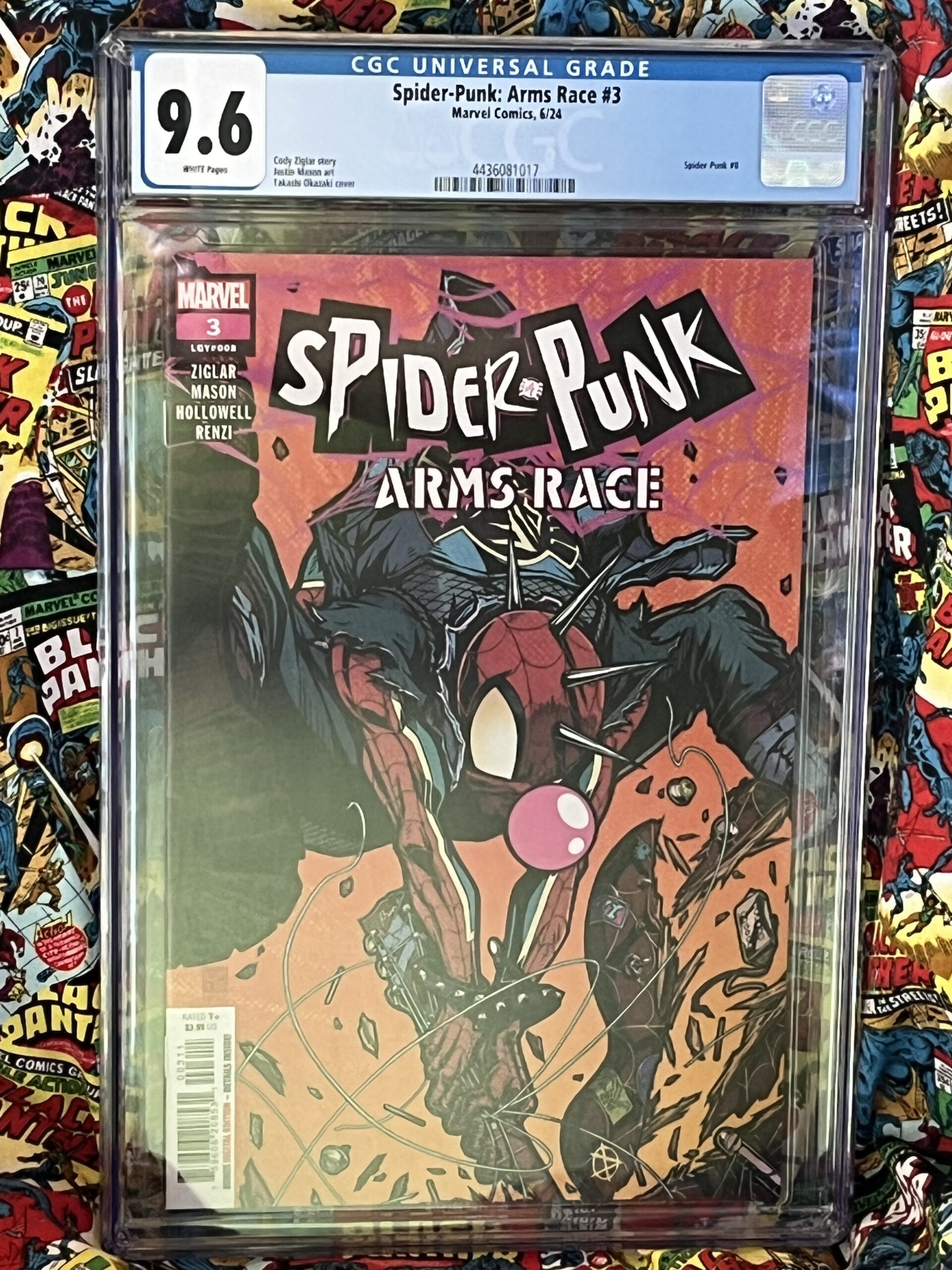 9.6 CGC Spider-Punk: Arms Race #3 Takashi Okazaki cover