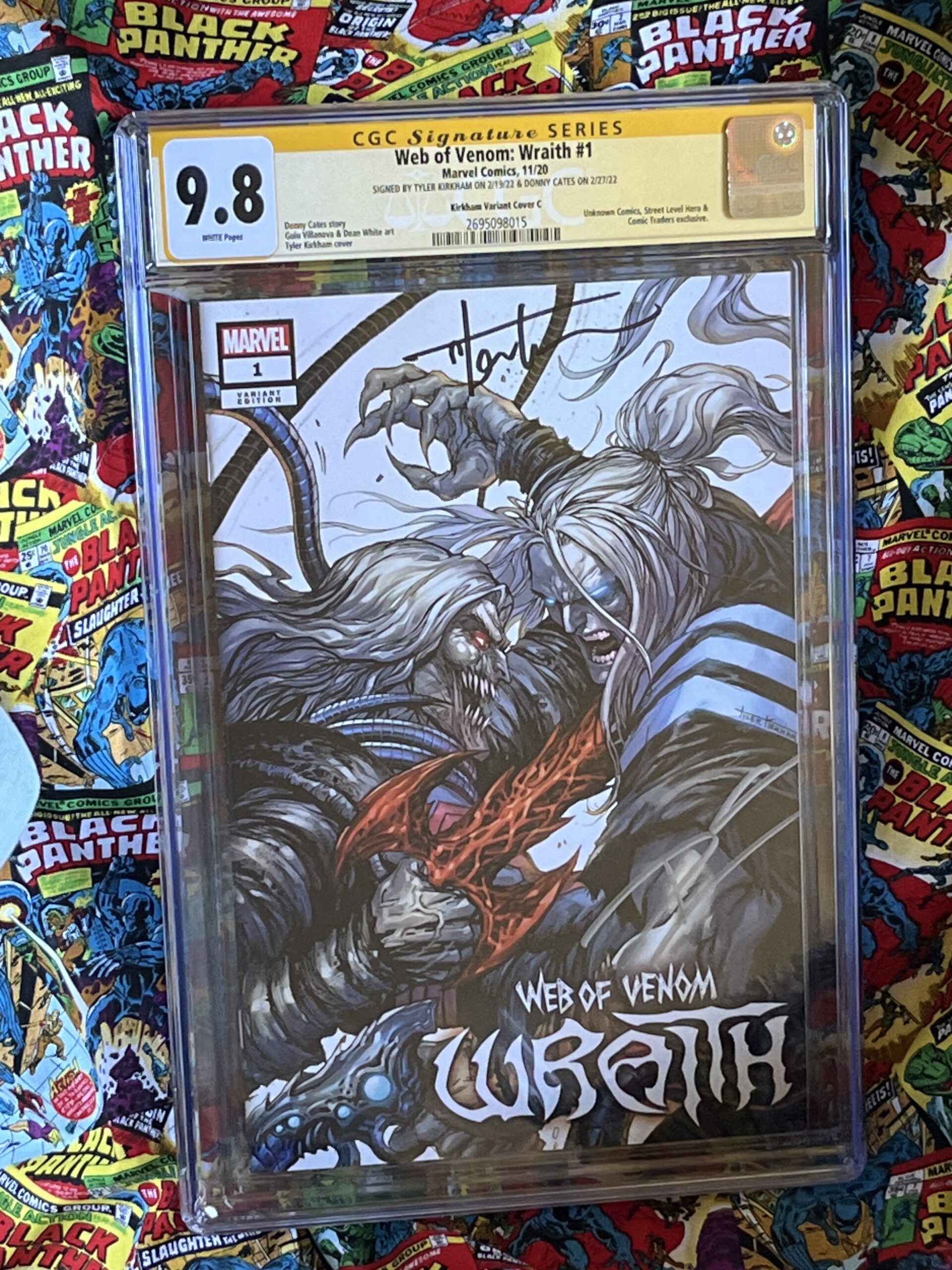 Web of Venom: Wraith #1 CGC 9.8 Signed by Cates and Kirkham